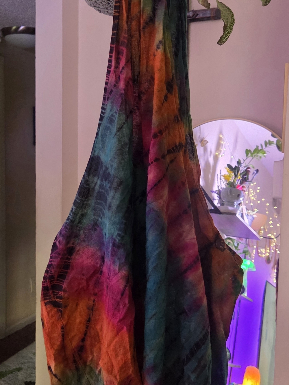 Vintage Tie-Dyed Oversized Purse. Very Sturdy. Purchased In 2005 at The Golden T